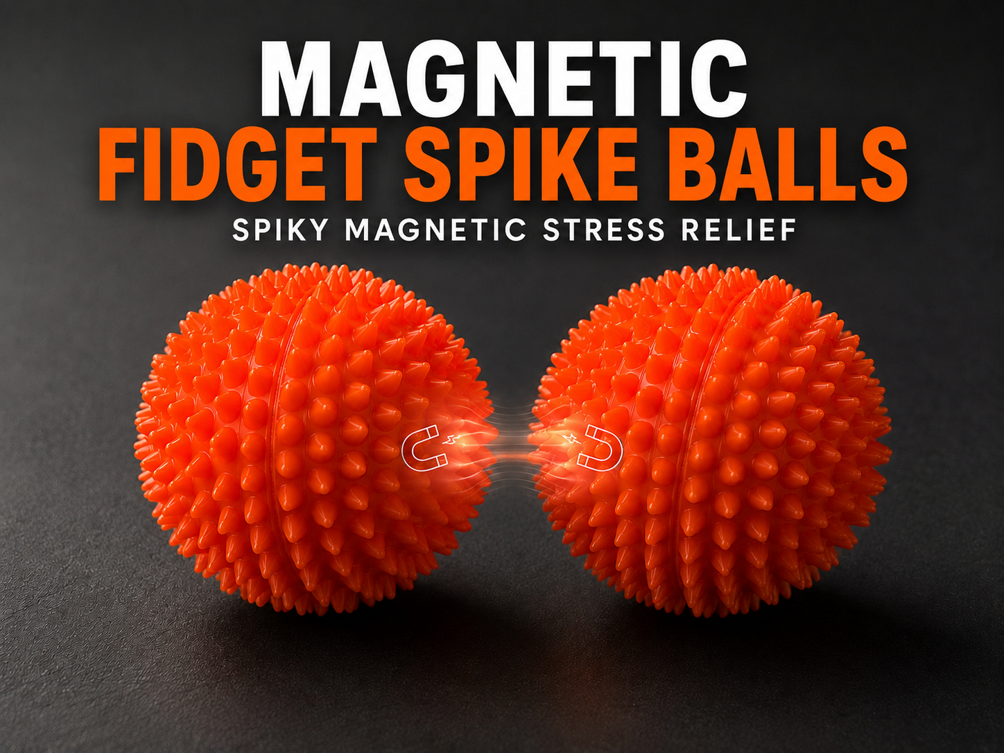 Magnetic Fidget Spike Balls - Spiky Magnetic Stress Balls