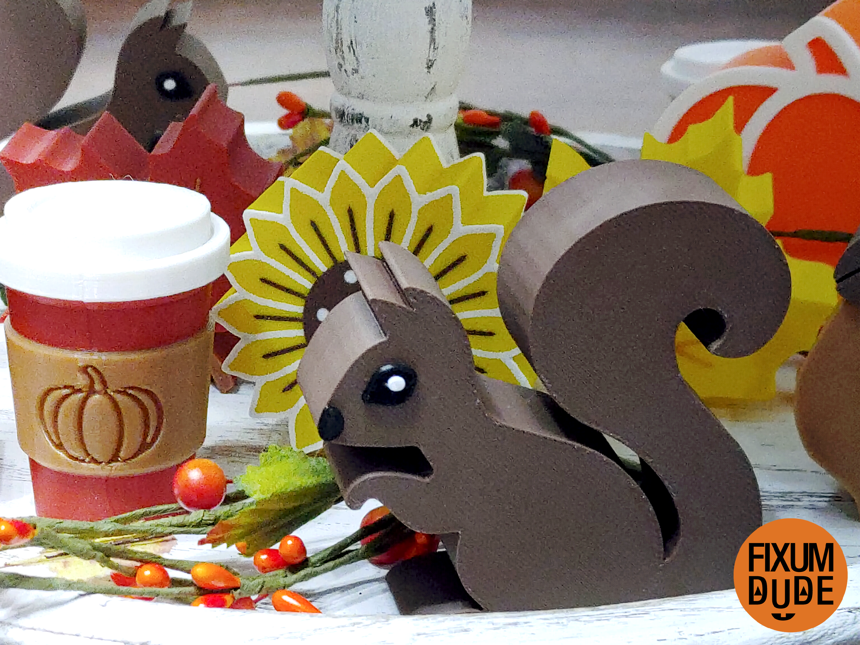 Miniatura 13 do modelo 3D Simple Fall Table Decorations