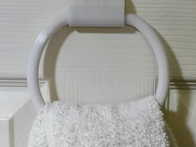 Over-the-Door Towel Holder Ring