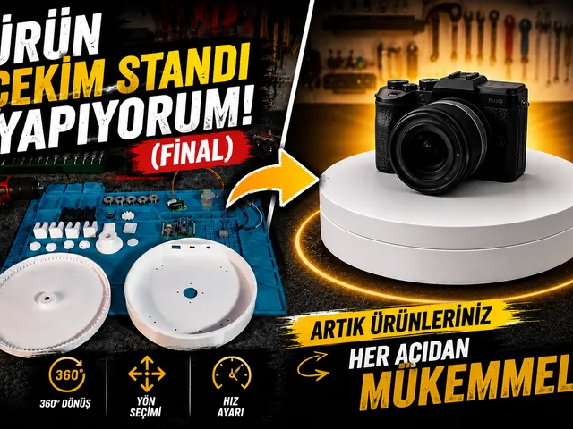 TURNTABLE - DIY 360° Product Photography Turntable (Arduino Nano + 28BYJ-48)