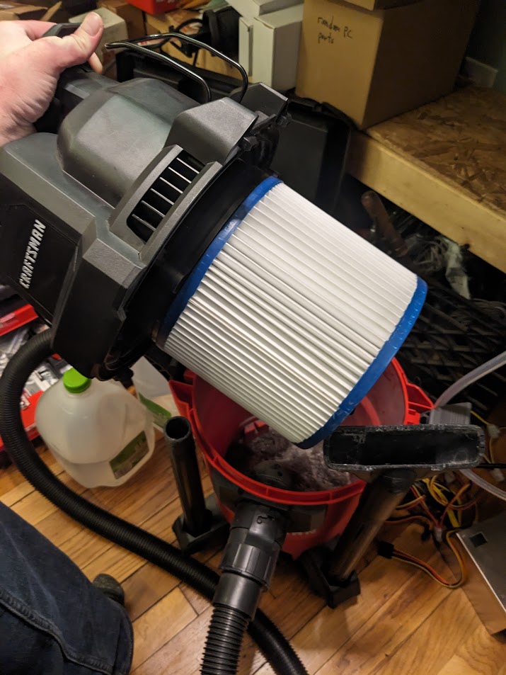 4gal Shopvac Cartridge Filter Mod