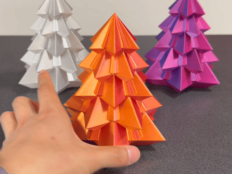Miniatura 3 do modelo 3D Geometric Christmas Tree