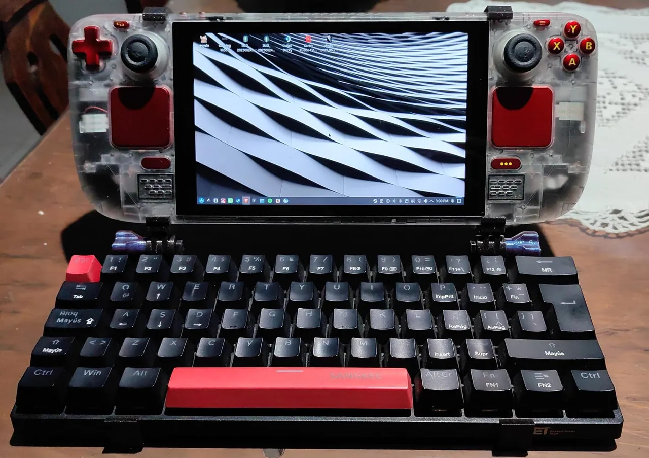 Base para Steam Deck con teclado TERPORT