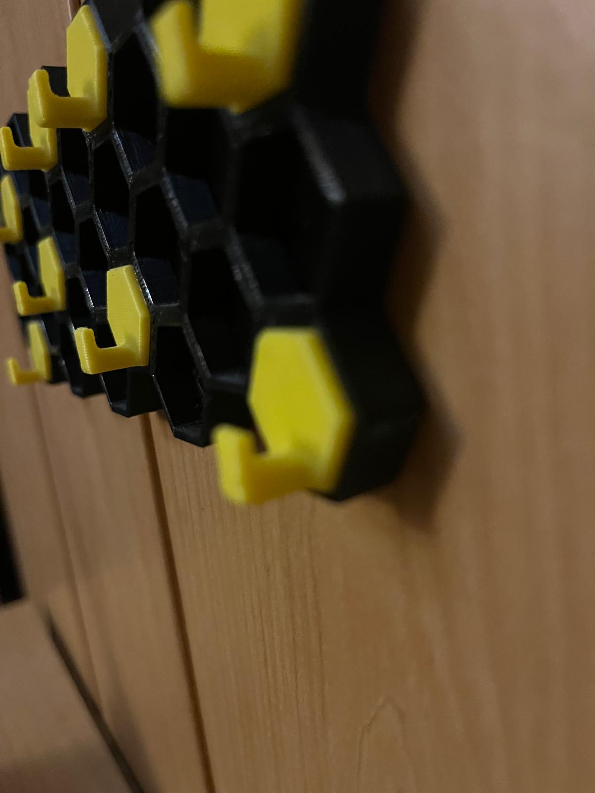 Modular Honeycomb Key Holder