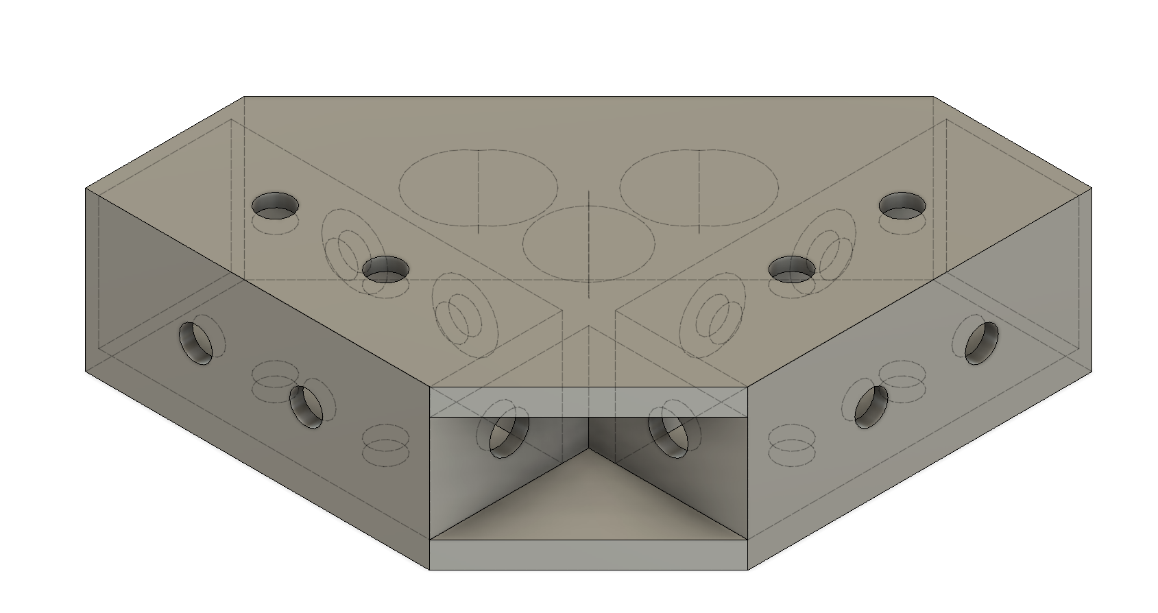 #4 Endgame extrusion Corner bracket optimized for printing