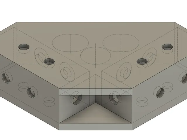 #4 Endgame extrusion Corner bracket optimized for printing