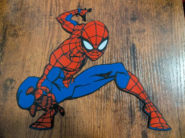 Spiderman Wall Art (No MMU Required + AMS File Included)
