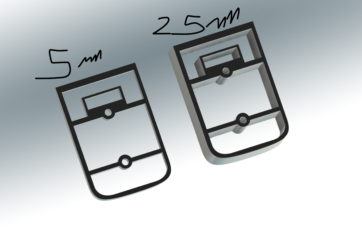 Spacer Bracket 5mm & 25mm
