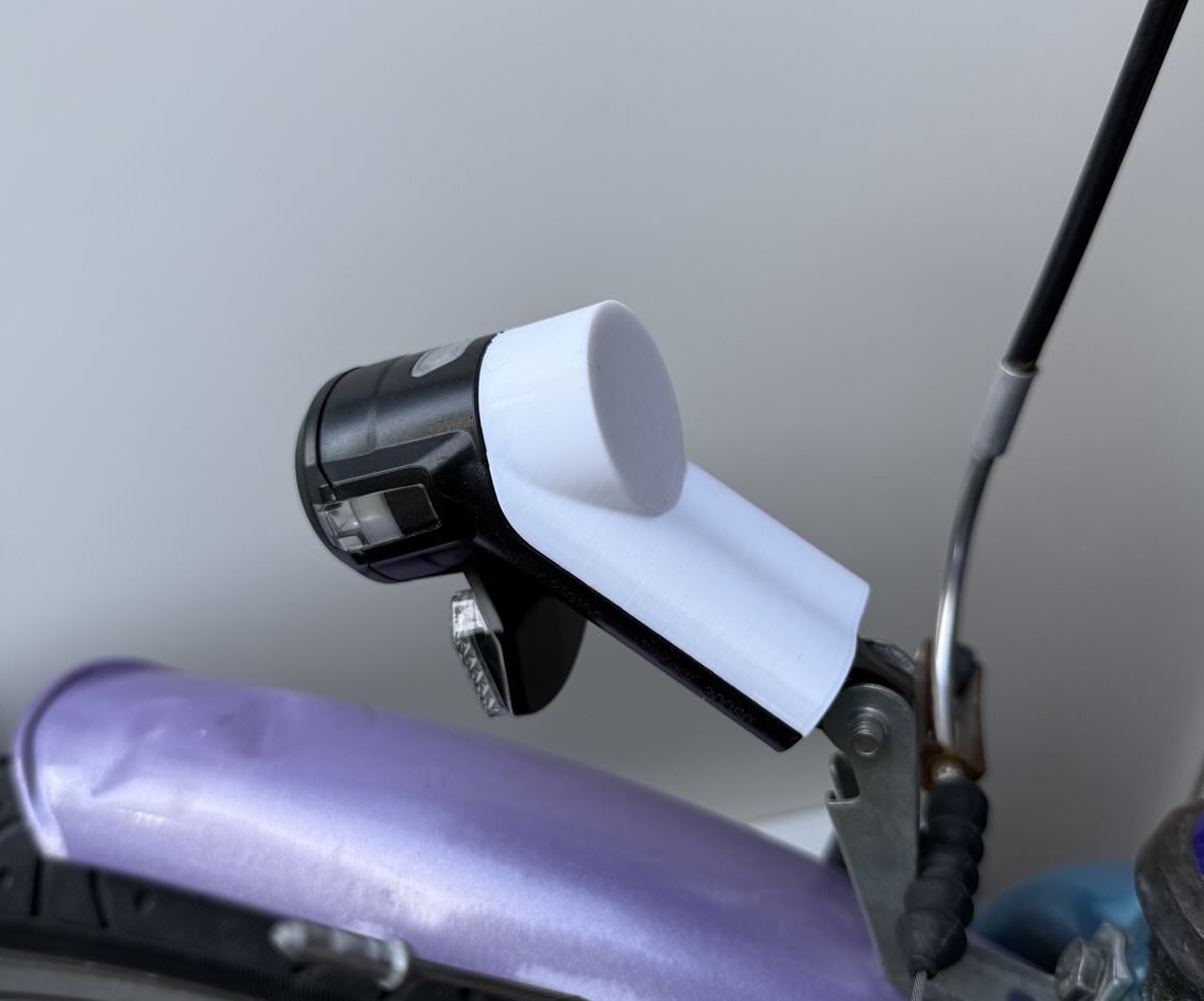 Battery cover for AXA Nox Sport bikelight