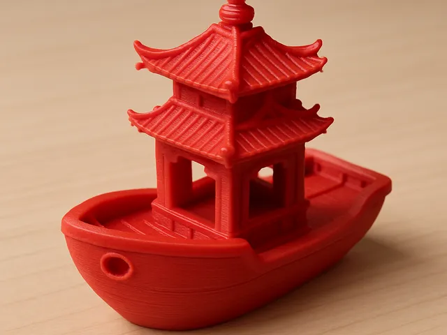 Japanese Pagoda Style Benchy