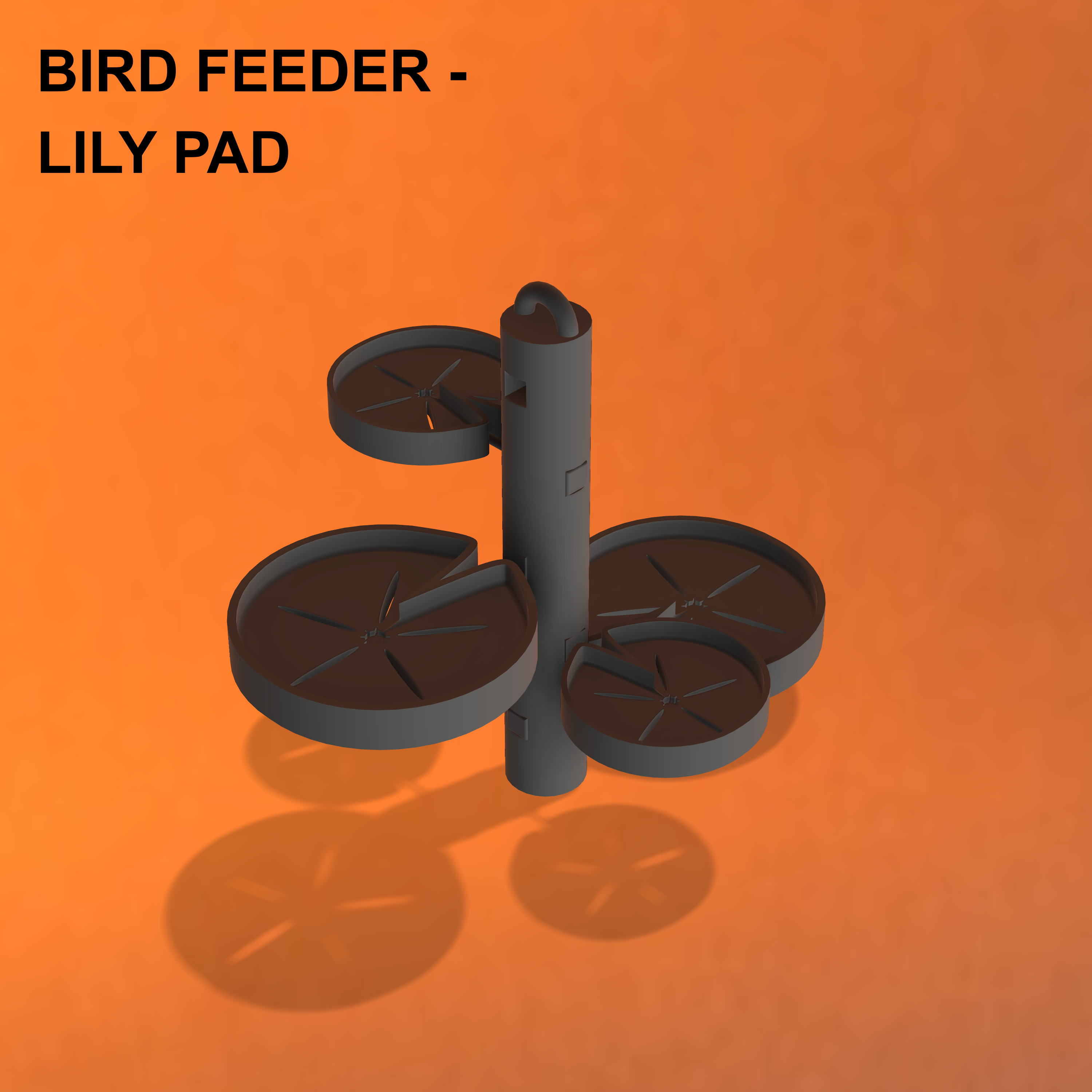Bird Feeder - Lily Pad Tower