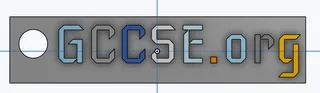 GCCSE Keychain