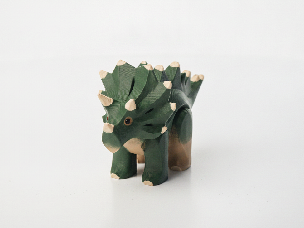 Triceratops Figurine Dinosaur Animal 3D Printable