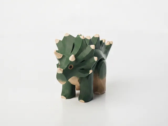 Triceratops Figurine Dinosaur Animal 3D Printable
