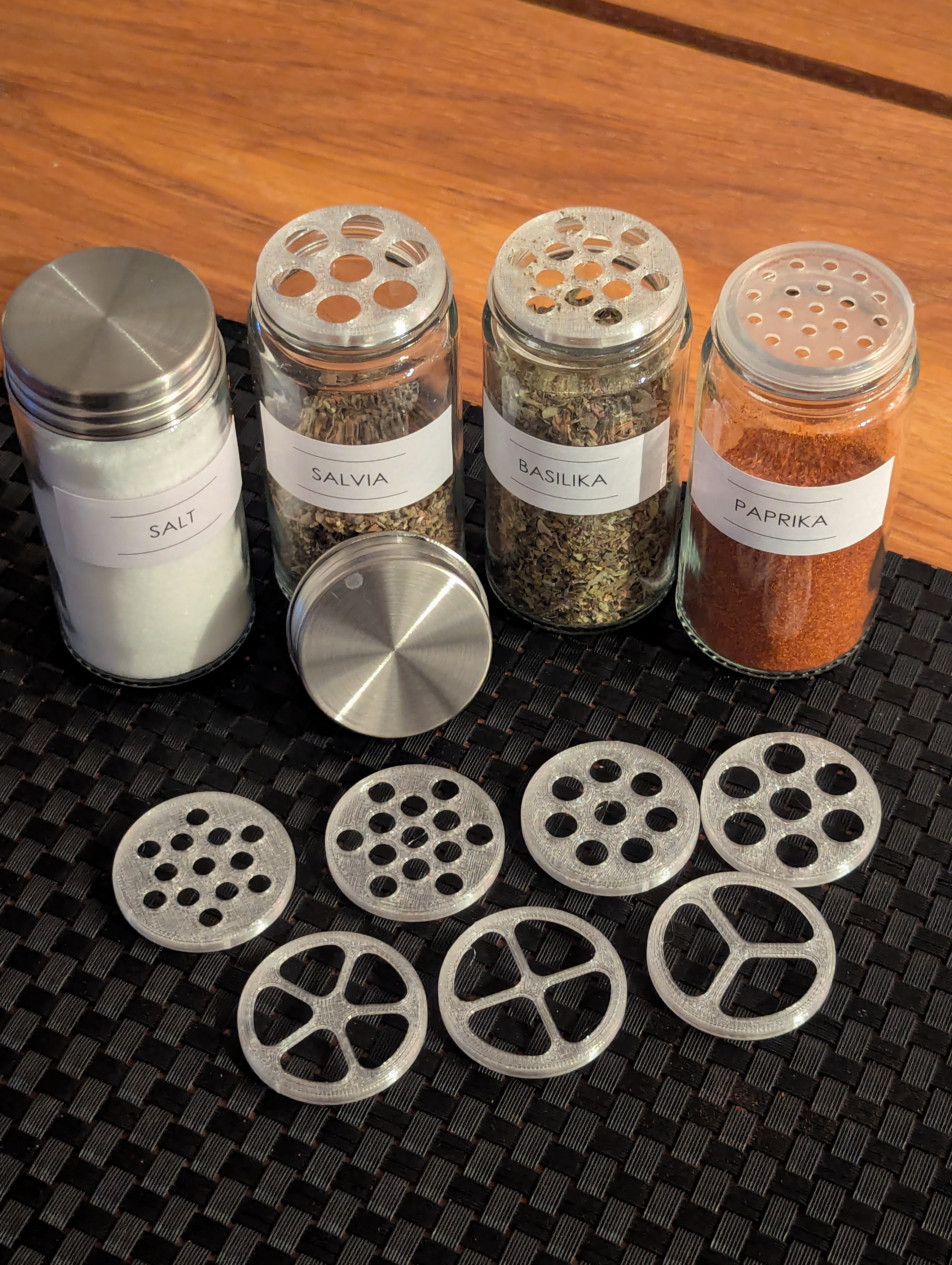 Spice Jar Inserts