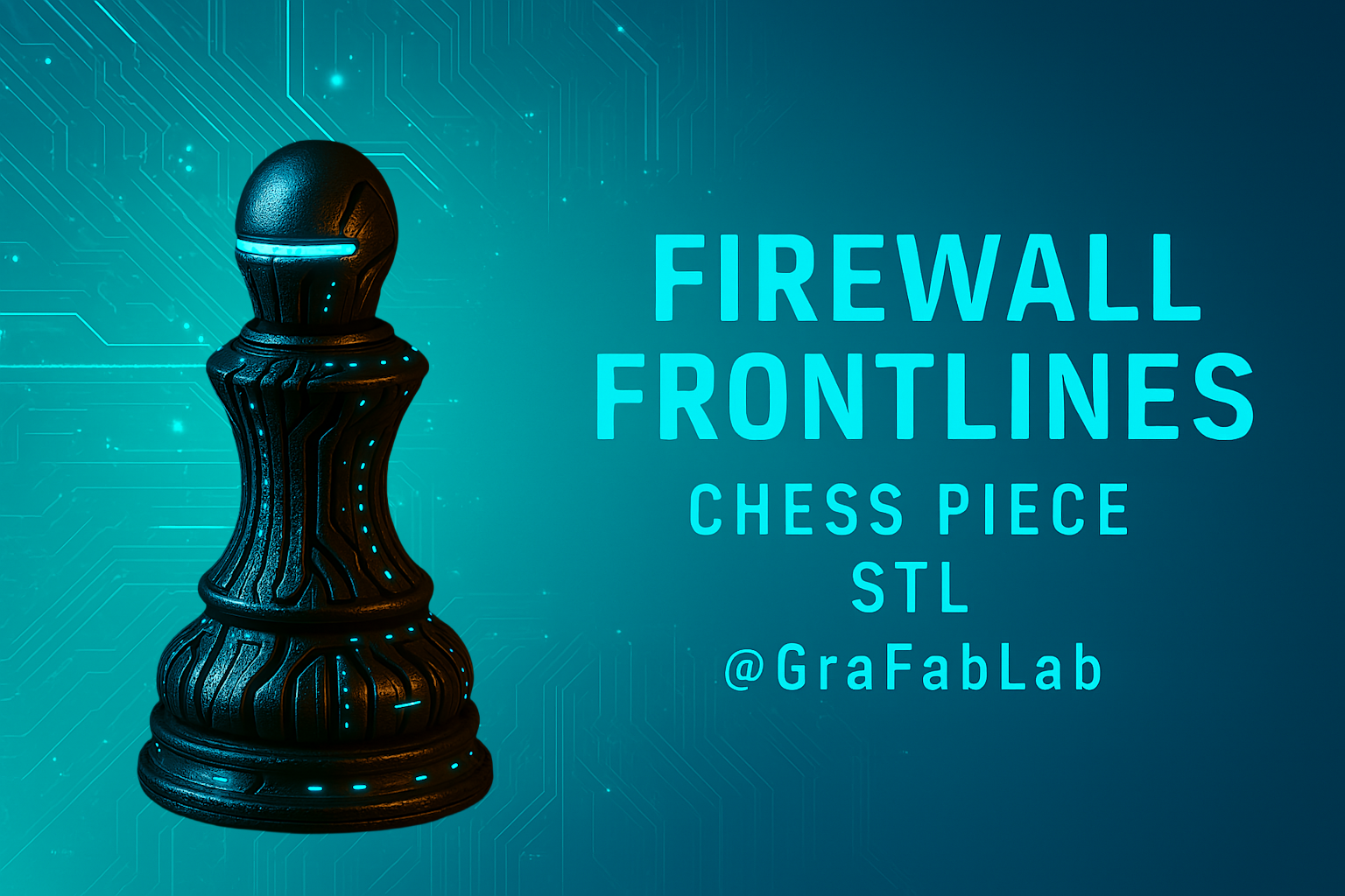 Firewall Frontlines "Pawn" - chess piece