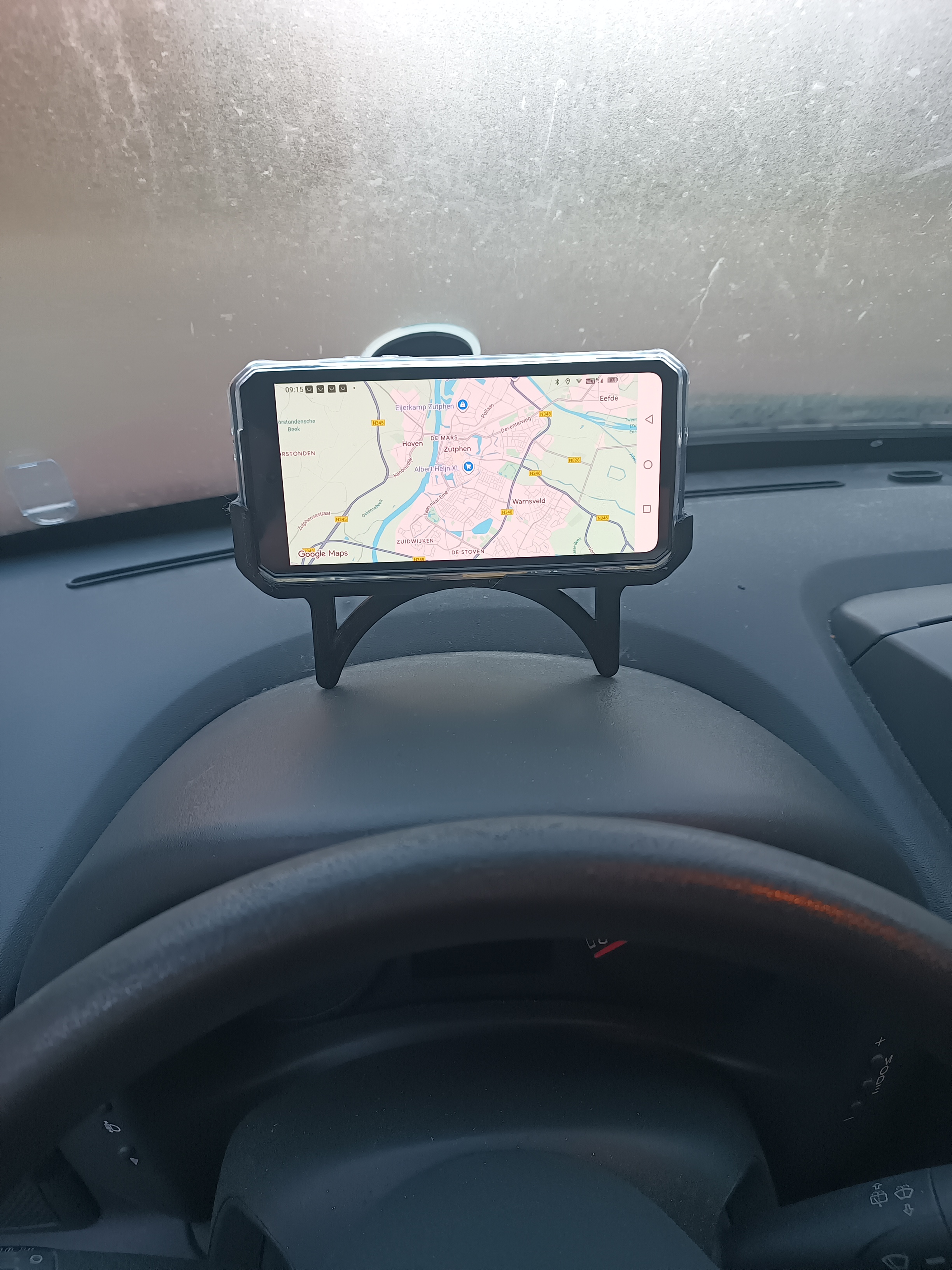 Ulefone Armor 28 (in TPU case) car holder horizontal and vertical including Brodit version