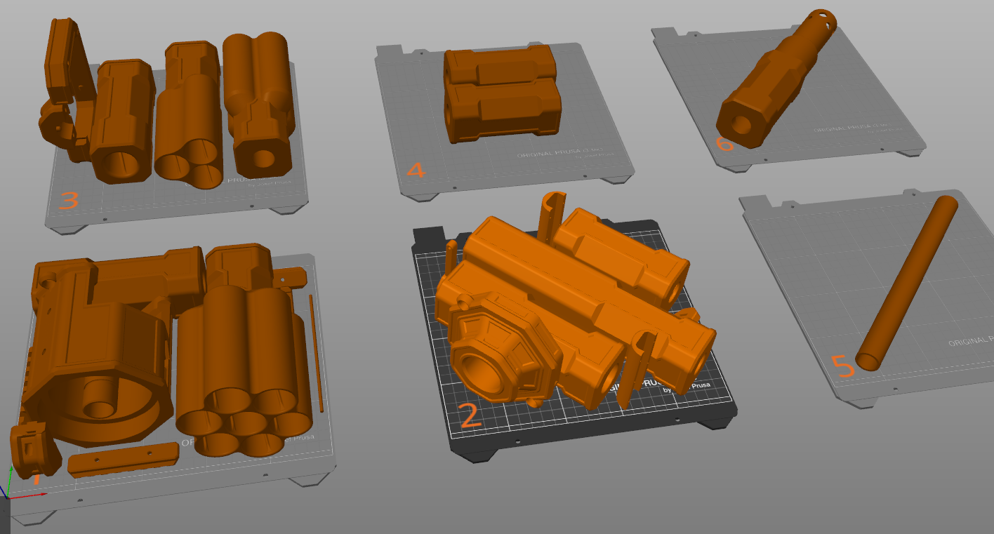 Raider Nerf Launcher 3MF and STL files