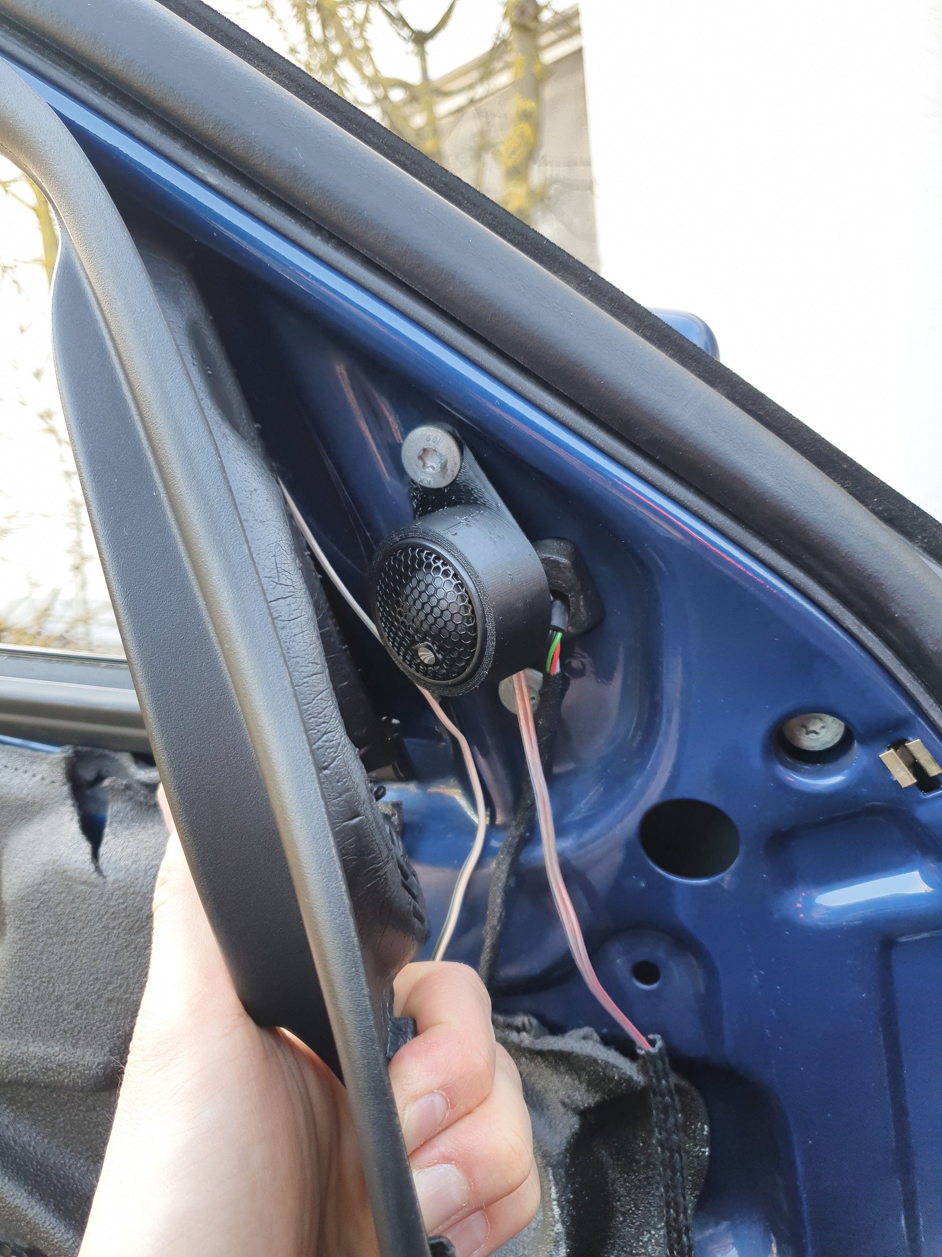 BMW e46 tweeter mounting bracket