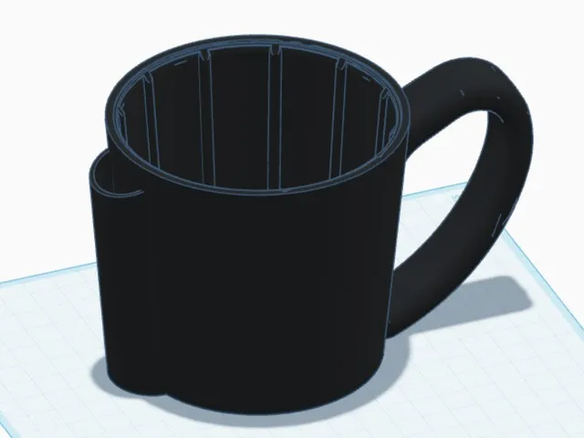 Ice Cream Pint Mug With Spoon Holder