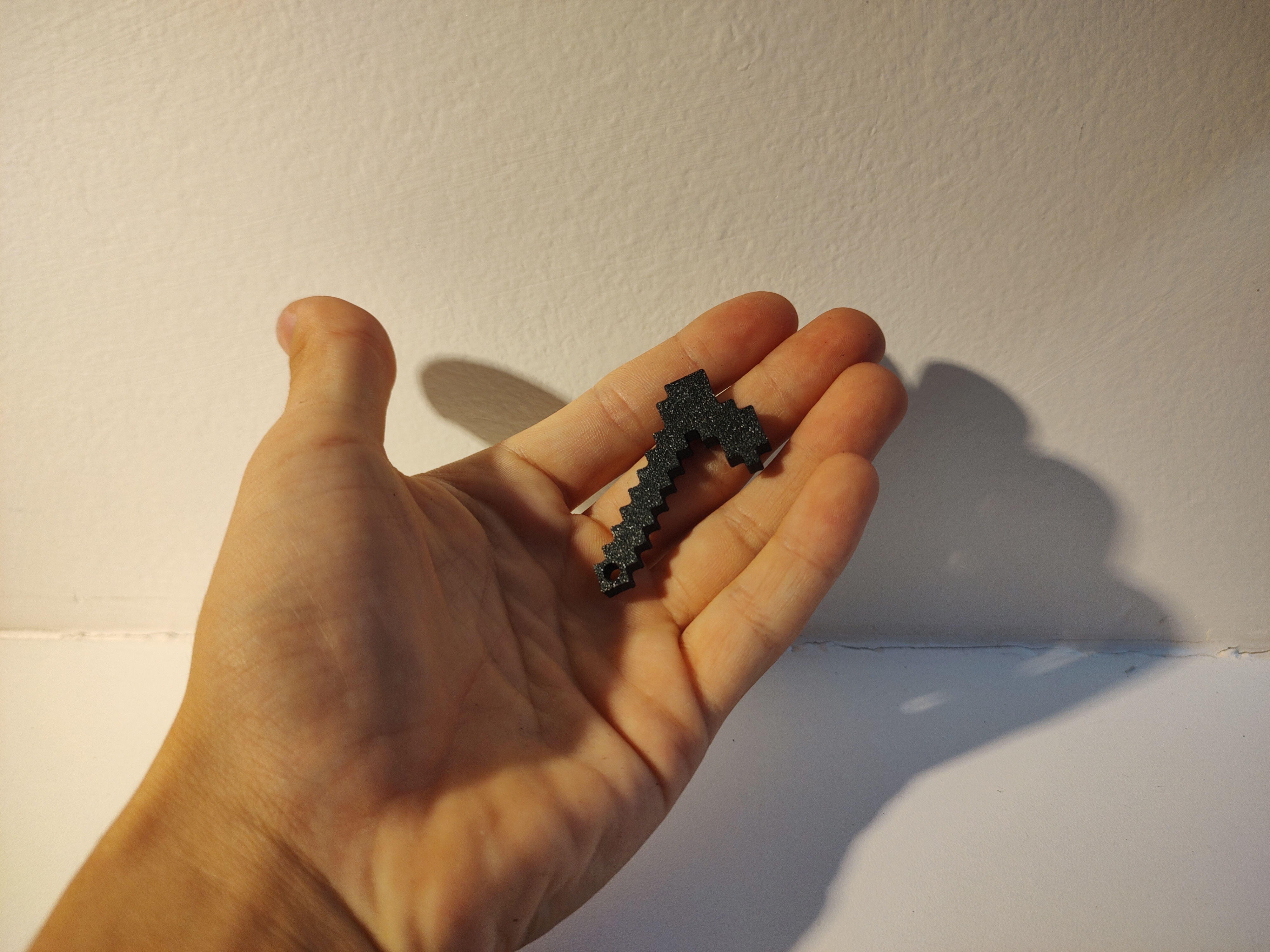 Miniatura 3 do modelo 3D Minecraft hoe keychain