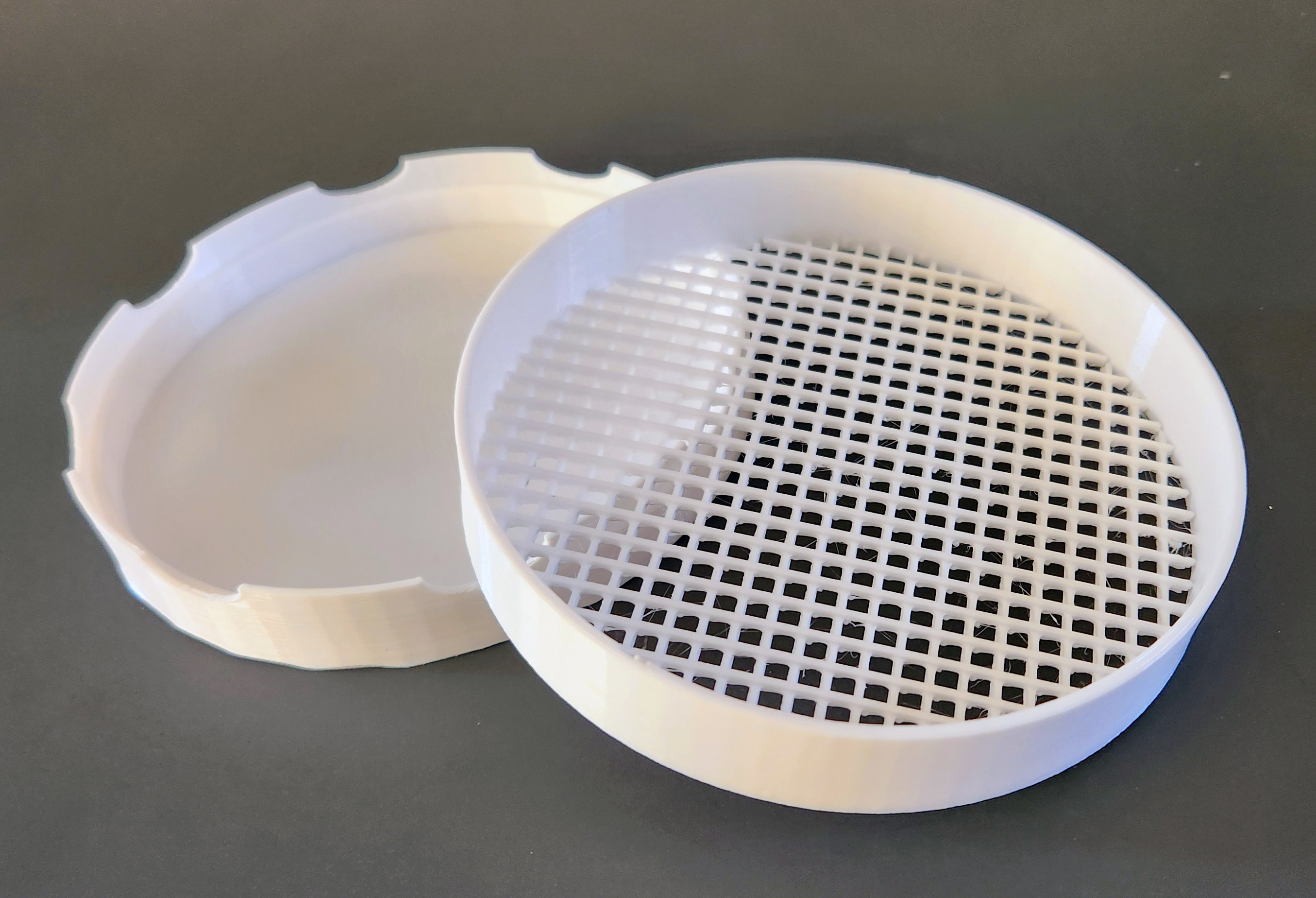 12 cm Cheese Hoop Endcap & Drain Tray (Brie/Camembert)