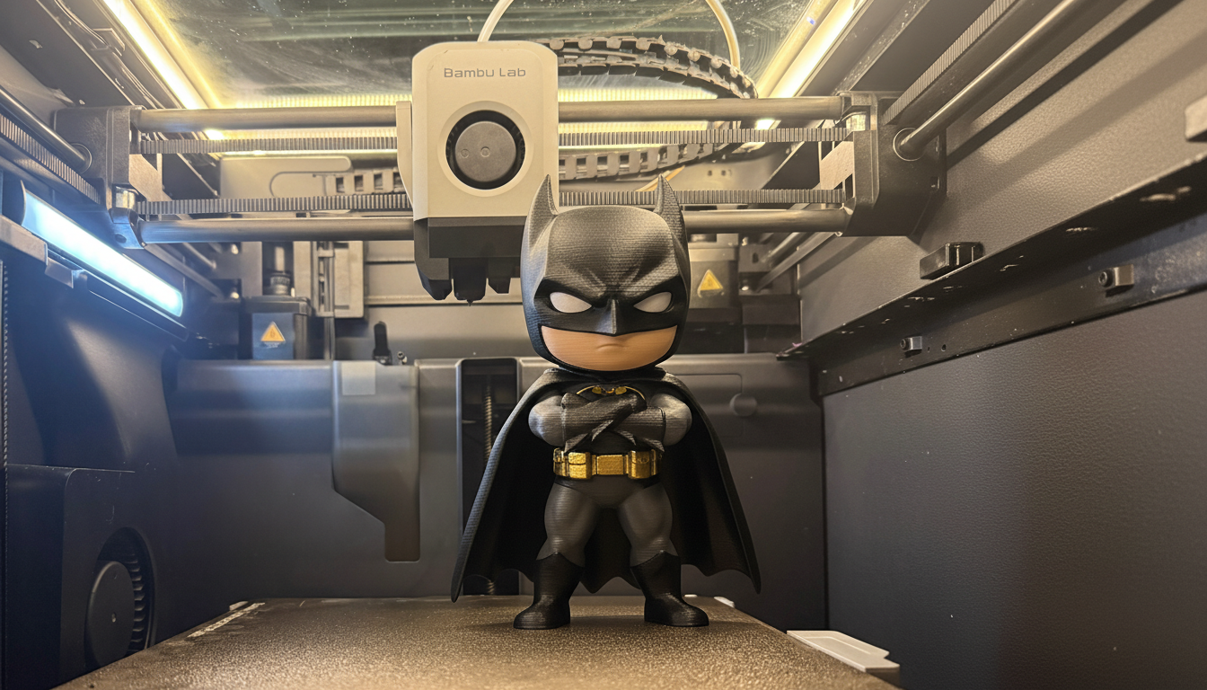 Angry Batman Chibi – Fierce Dark Knight