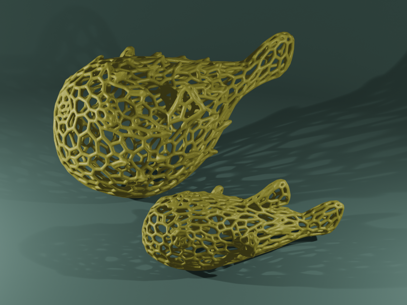 Pufferfish Voronoi