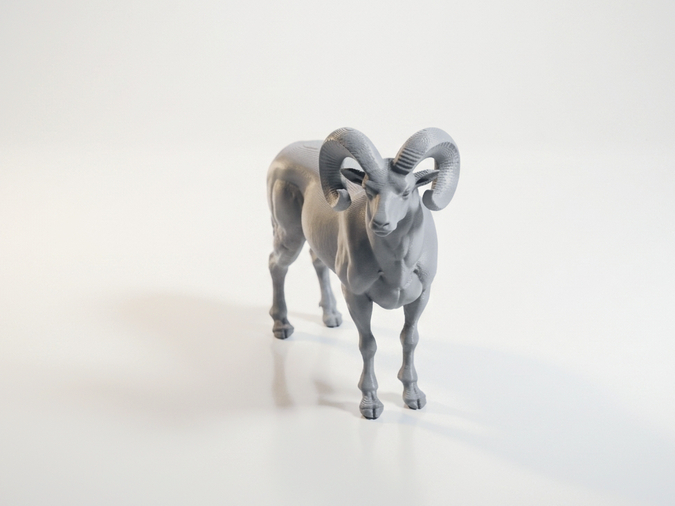 Ram Statue Animal Figurine 3D Printable