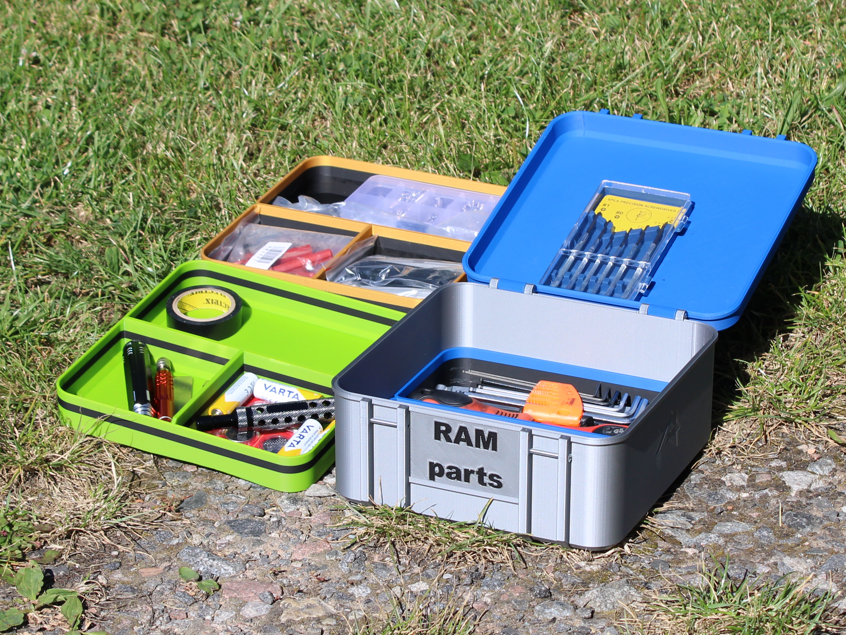 Miniatura 3 do modelo 3D FlexiBox - modular toolbox with trays