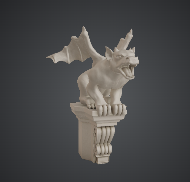 Gargoyle Wall Statue – Gothic Winged Creature