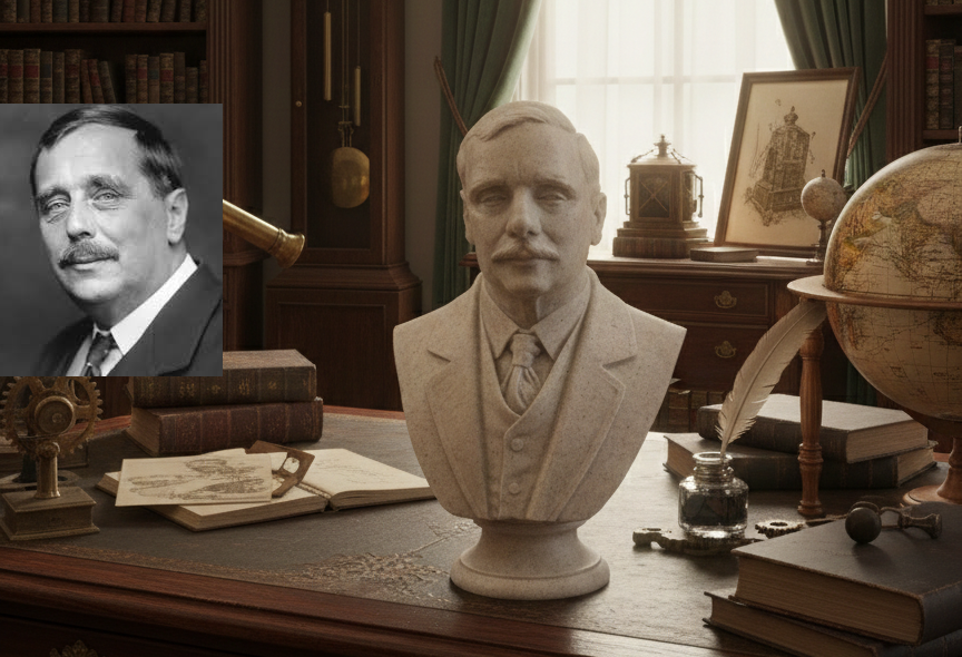 Herbert George Wells – Bust