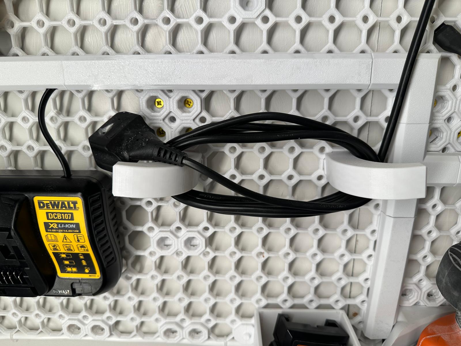 Large Screw-In Hook for Multiboard / Cable Holder