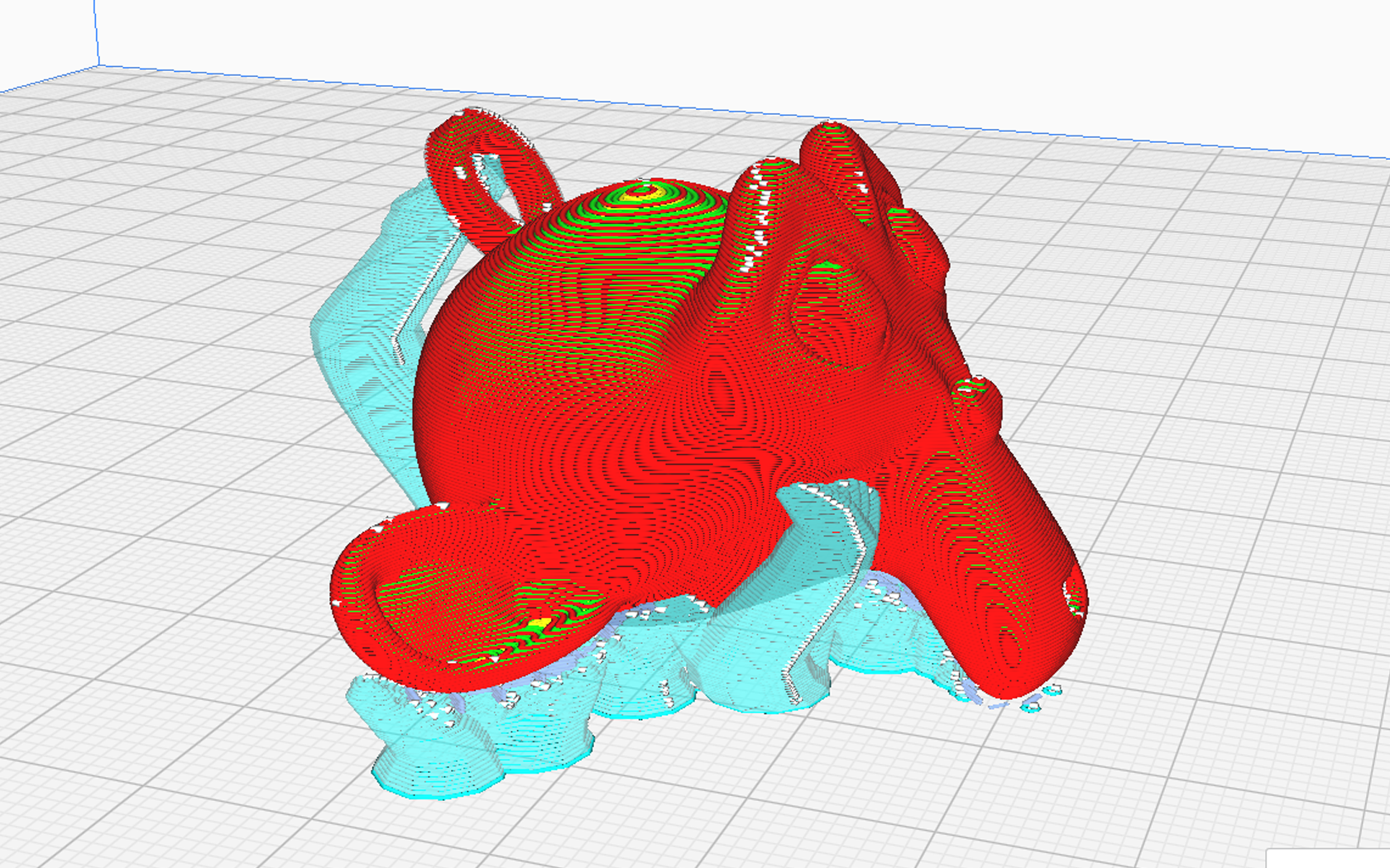 Miniatura 2 do modelo 3D Blender 3D Monkey Keychain 2 Versions
