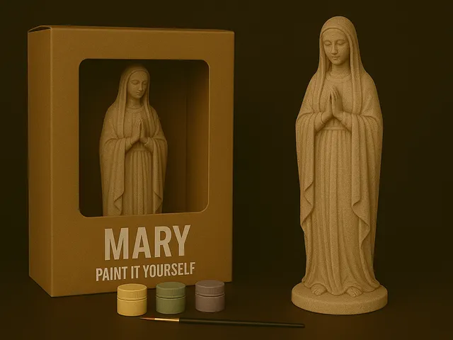 Virgin Mary – Paint-It-Yourself