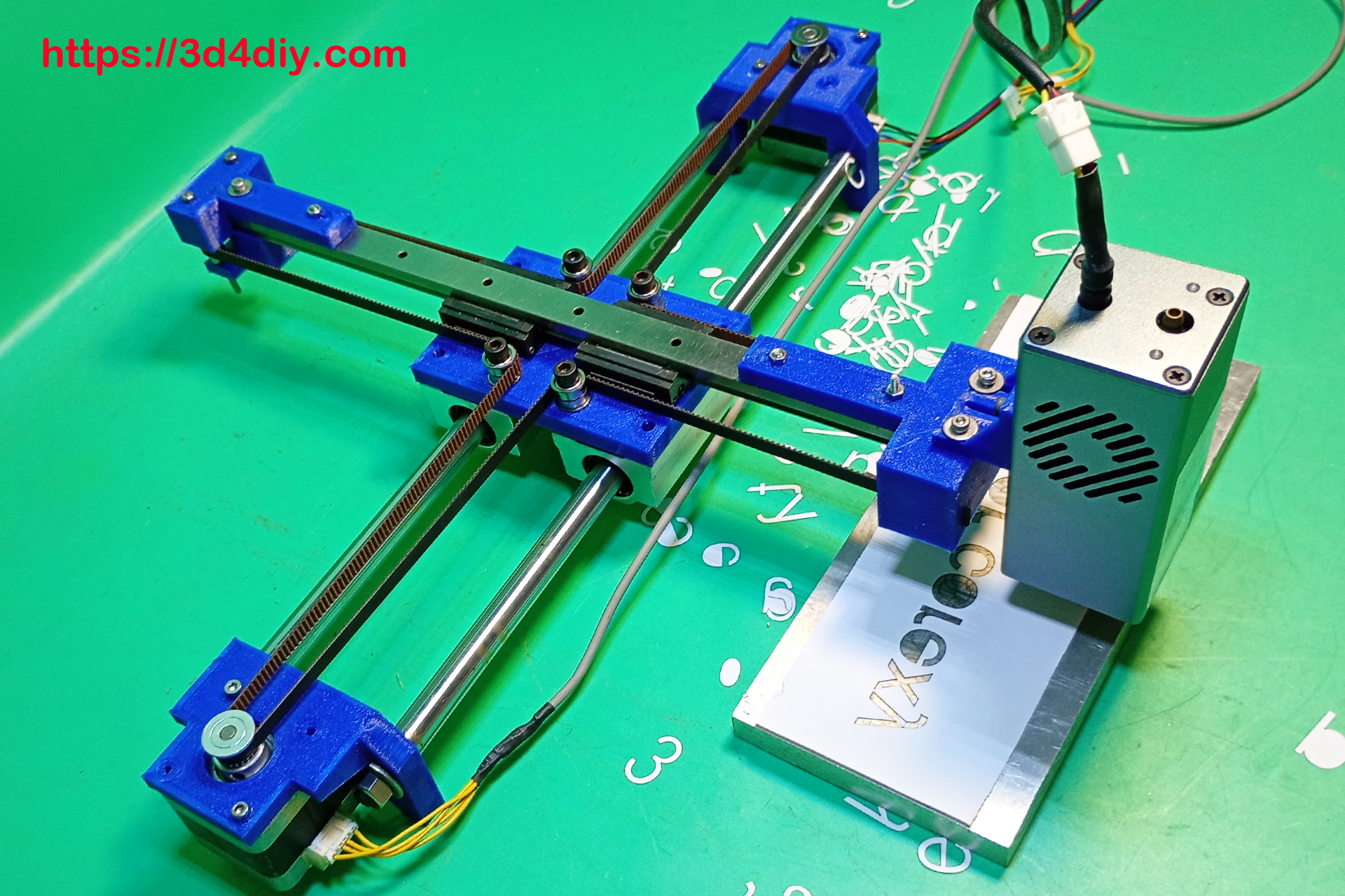CoreXY Laser Plotter Draw Axidraw 3D Printer DIY Arduino CNC Homemade