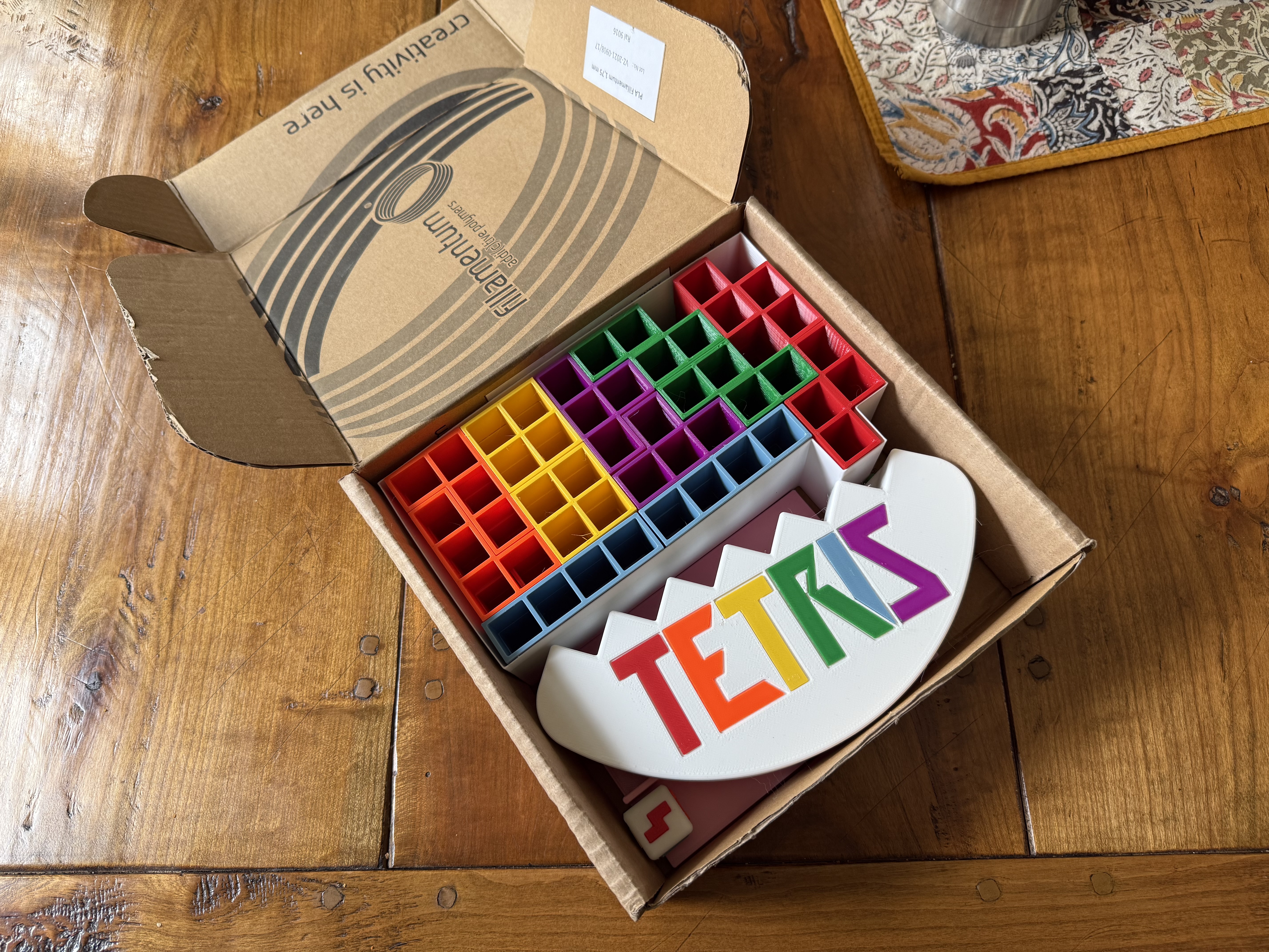 Balance Tetris Insert Fits in a Filament Box