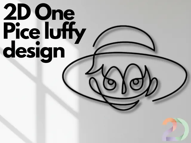 2D One Pice luffy Design