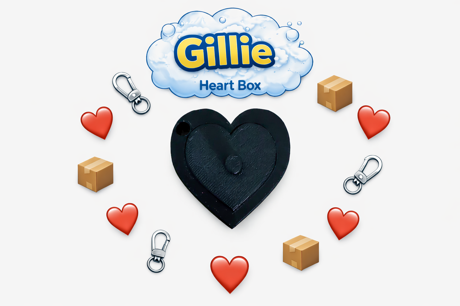Valentine's Box-Keychain