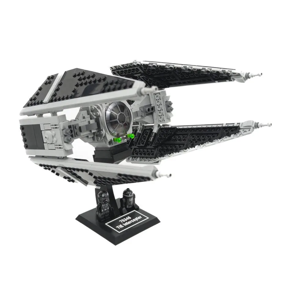 Display Stand for LEGO Star Wars 75348 Mandalorian Fang Fighter vs