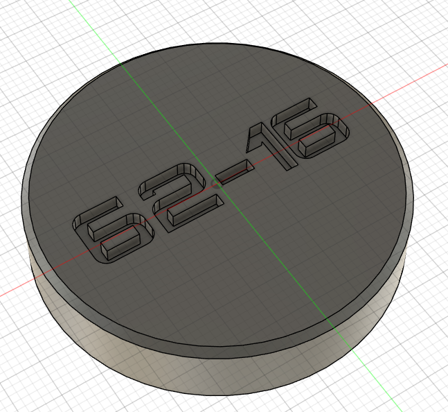 Miniatura 2 do modelo 3D Code 62 Flange plug
