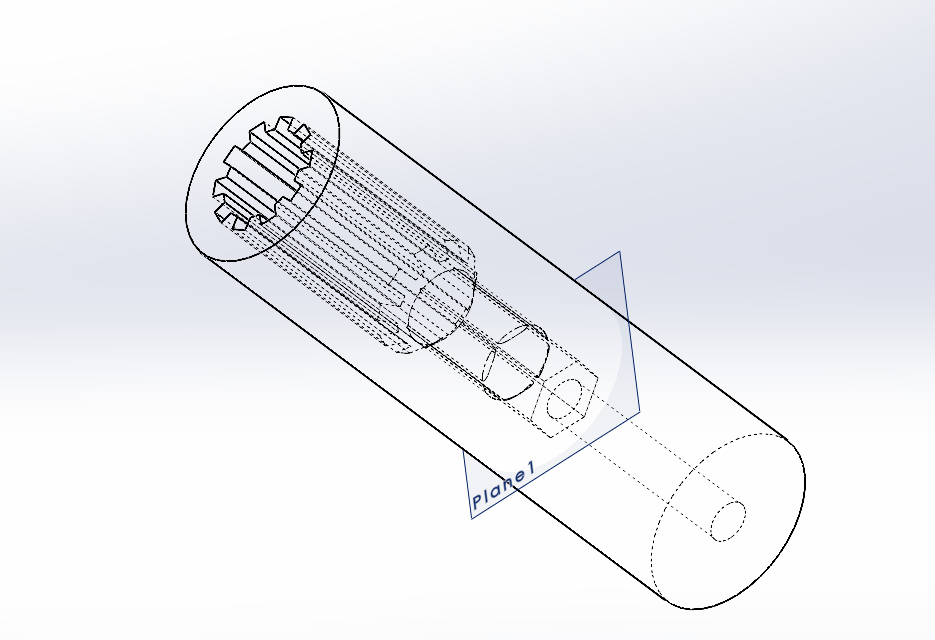 Ax15 input shaft drill adapter