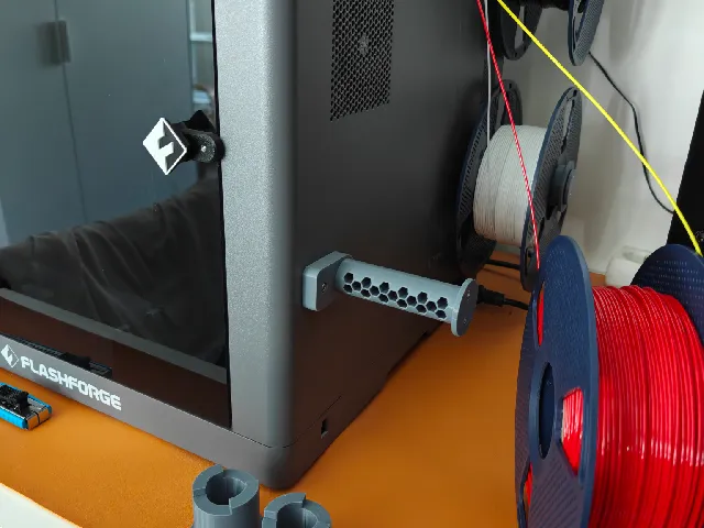 Flashforge Creator 5 Spool Holder 70/80/90 mm, rotable.