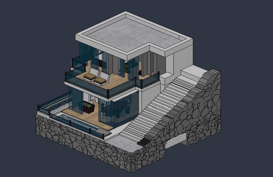 Mini Luxury mansion