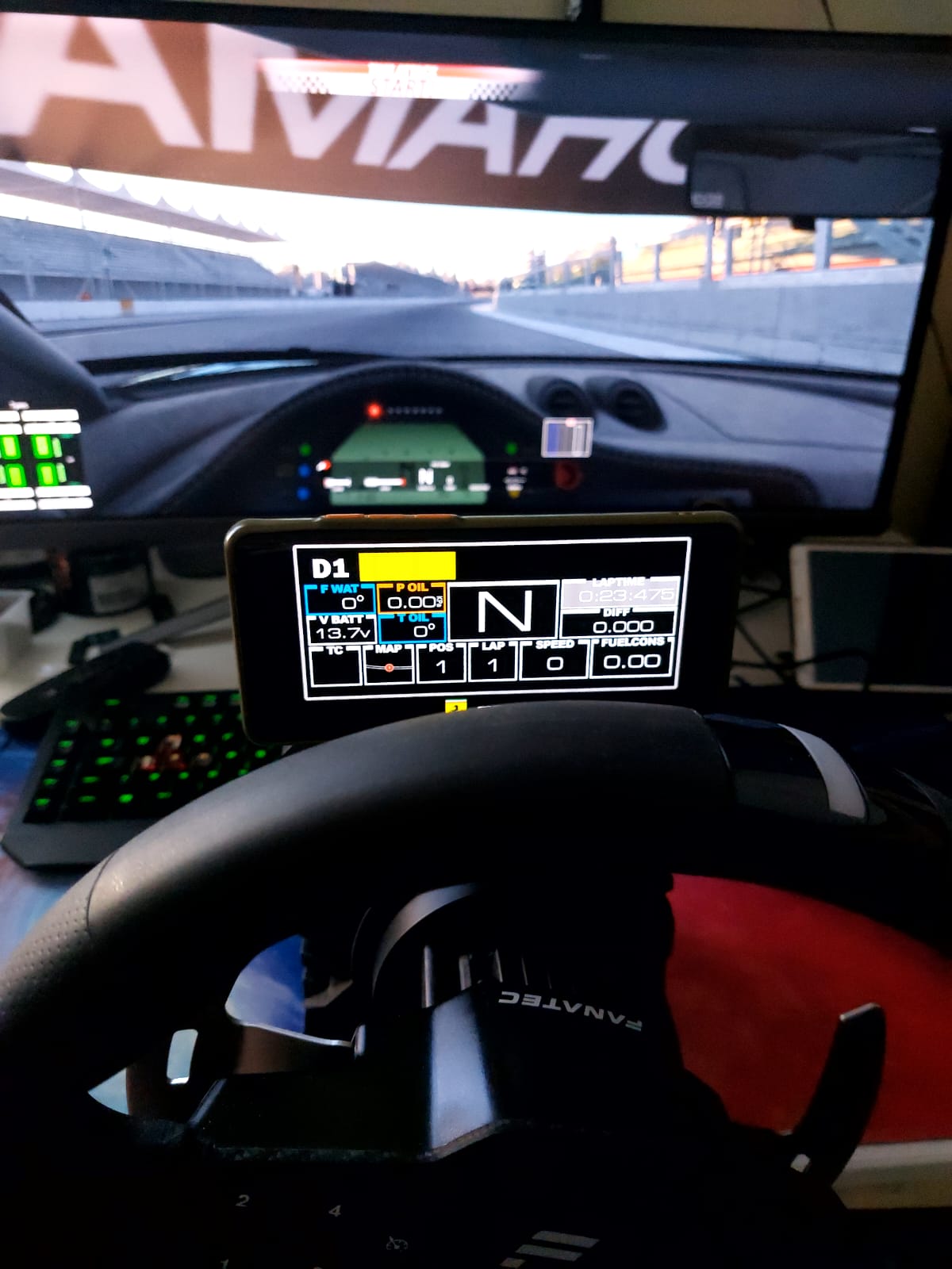 Fanatec CSL DD Quadlock adapter