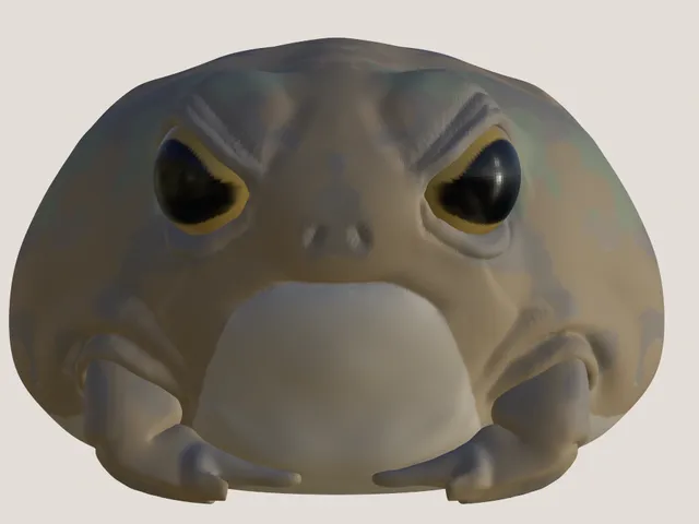 angry frog
