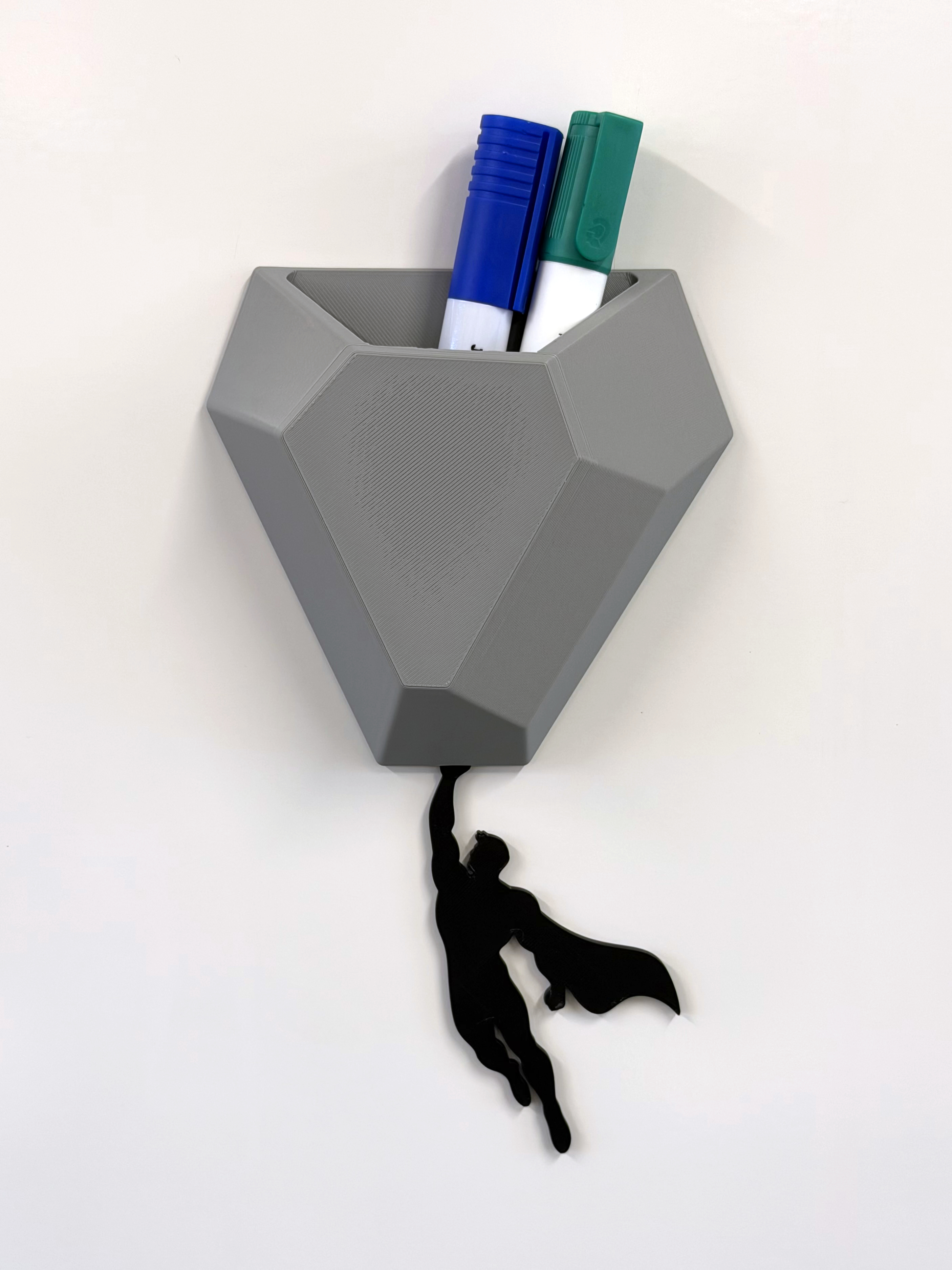 Superman Magnetic Whiteboard Marker Holder