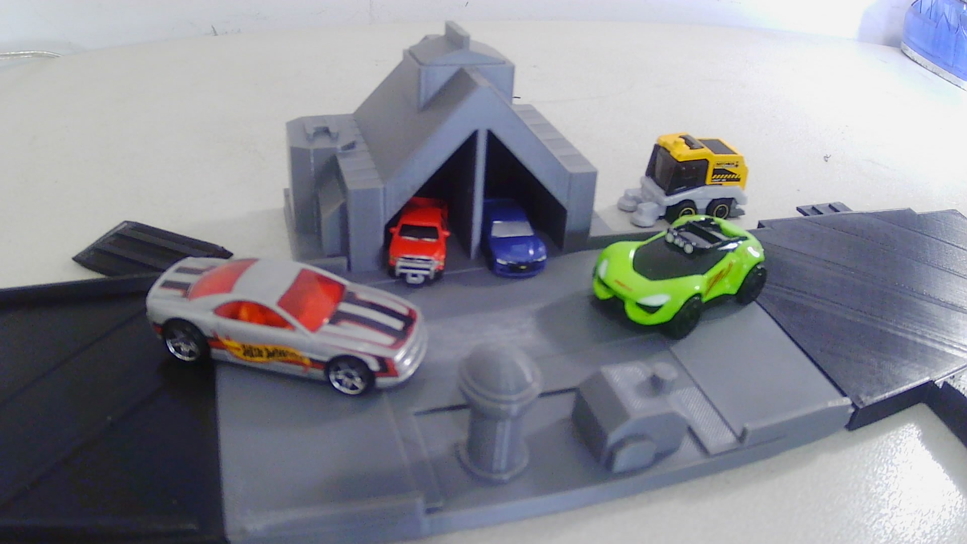 Hangar Garage for Interconnecting Push Fit Road System