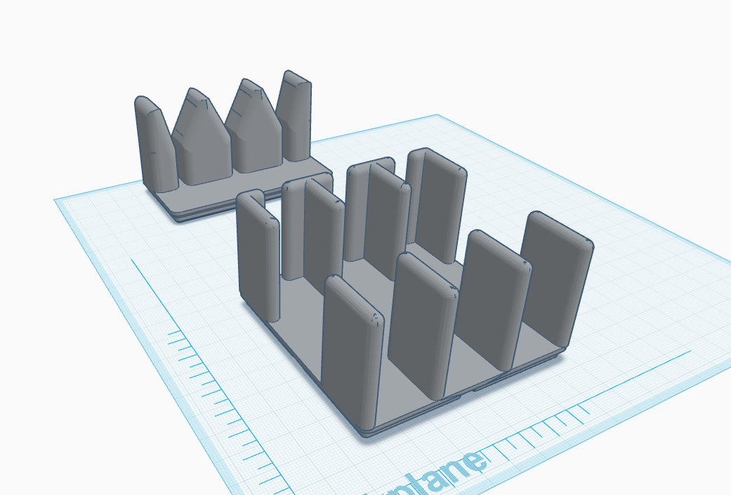Miniatura 6 do modelo 3D Gridfinity Modular Kitchen Knife Rack