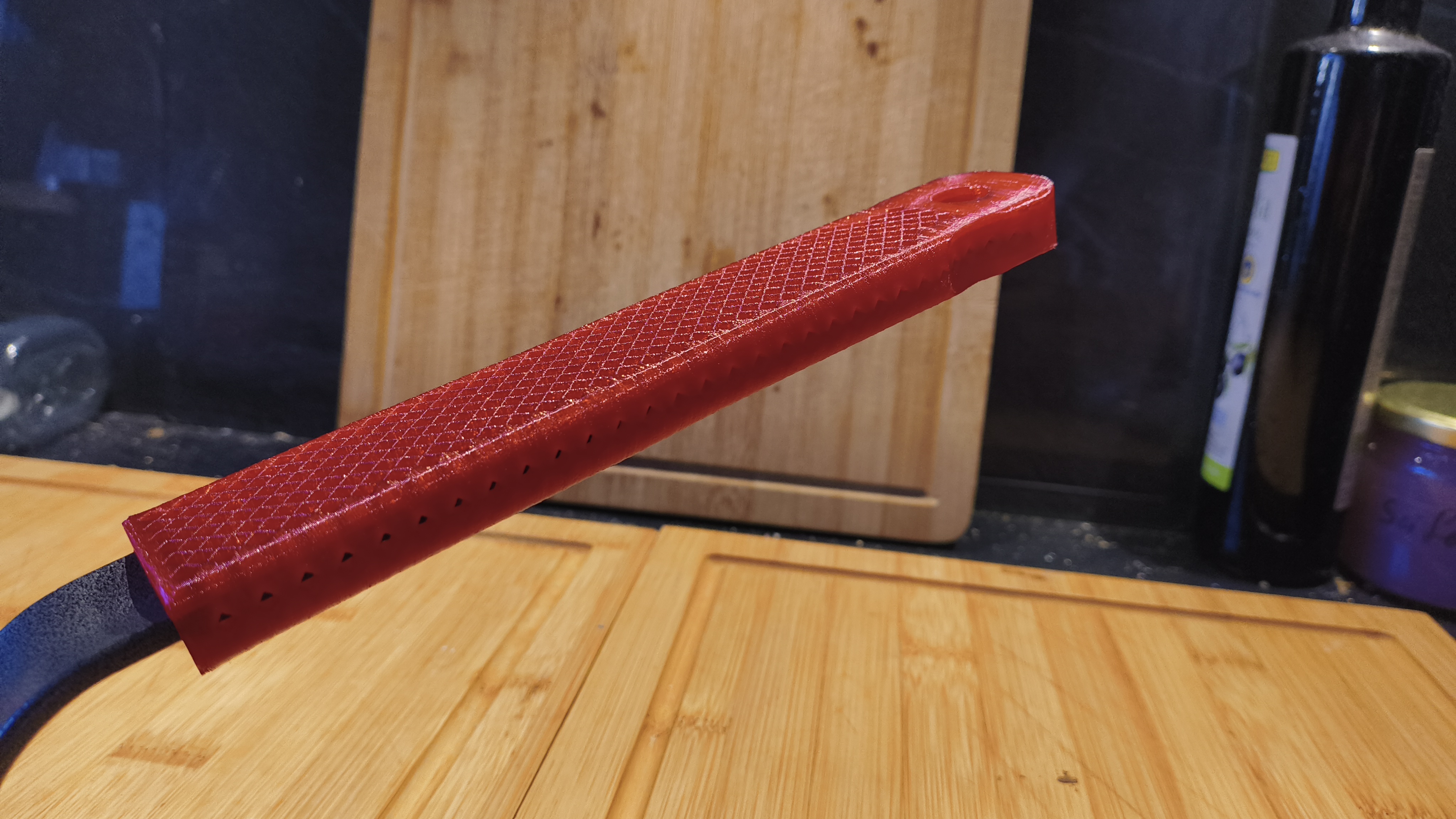 TPU isolation for DeBuyer frying pan handle/grip
